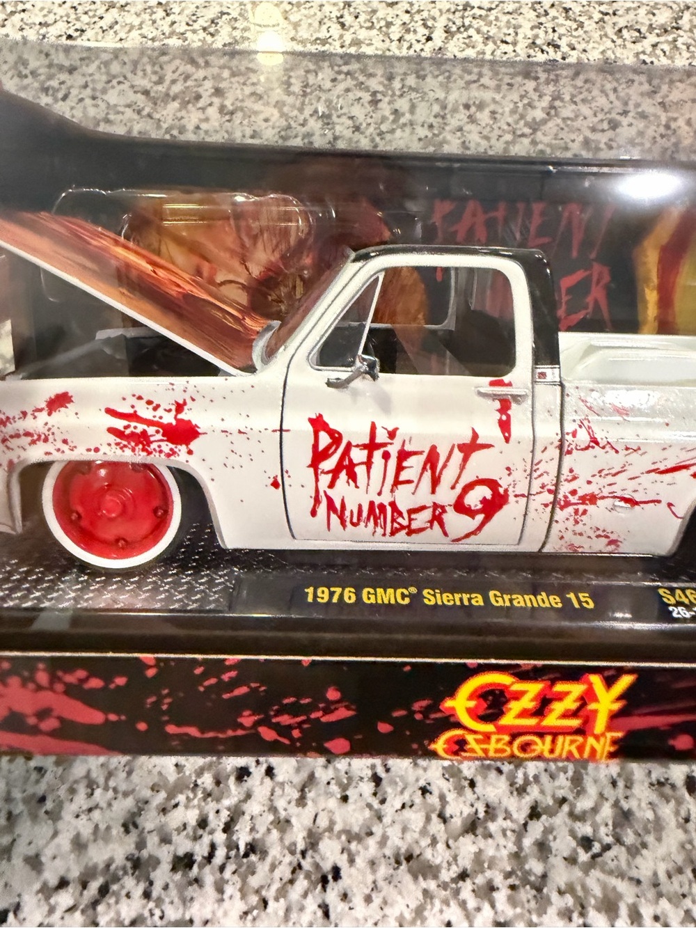 Patient Number 9 1976 GMC Sierra Grande 15 Die-Cast Truck - White/Red